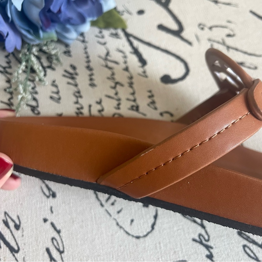 Tory Burch Miller Cloud Leather Thong Sandals Size EU 40 - Picture 7 of 12